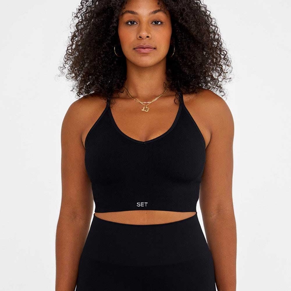 Set Active Sculpt Flex Ribbed V Bra